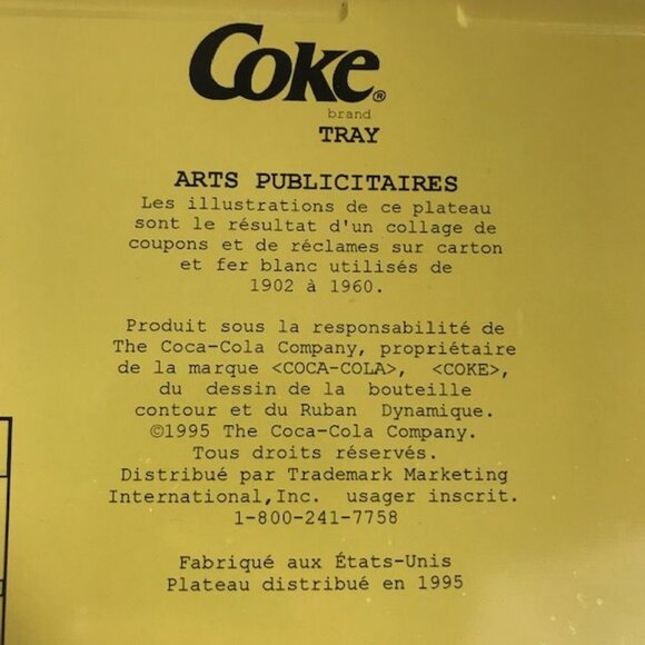 NWOT Vintage Coca-Cola 'Sign Art' Longline Rectangular Tray - Picture 14 of 15